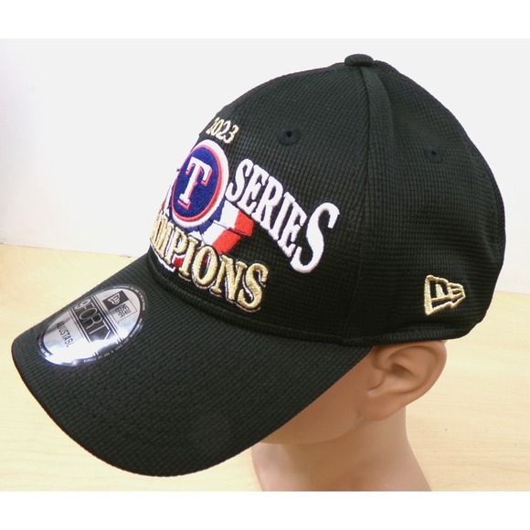 New Era 9Forty Cap Hat Official MLB 2023 World Series Champions Texas Rangers - Picture 2 of 12